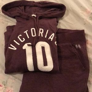 Victoria’s Secret sweatsuit outfit